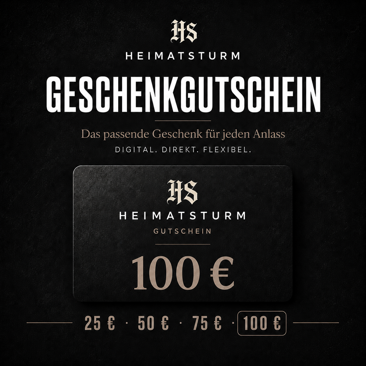 Heimatsturm Geschenkgutschein