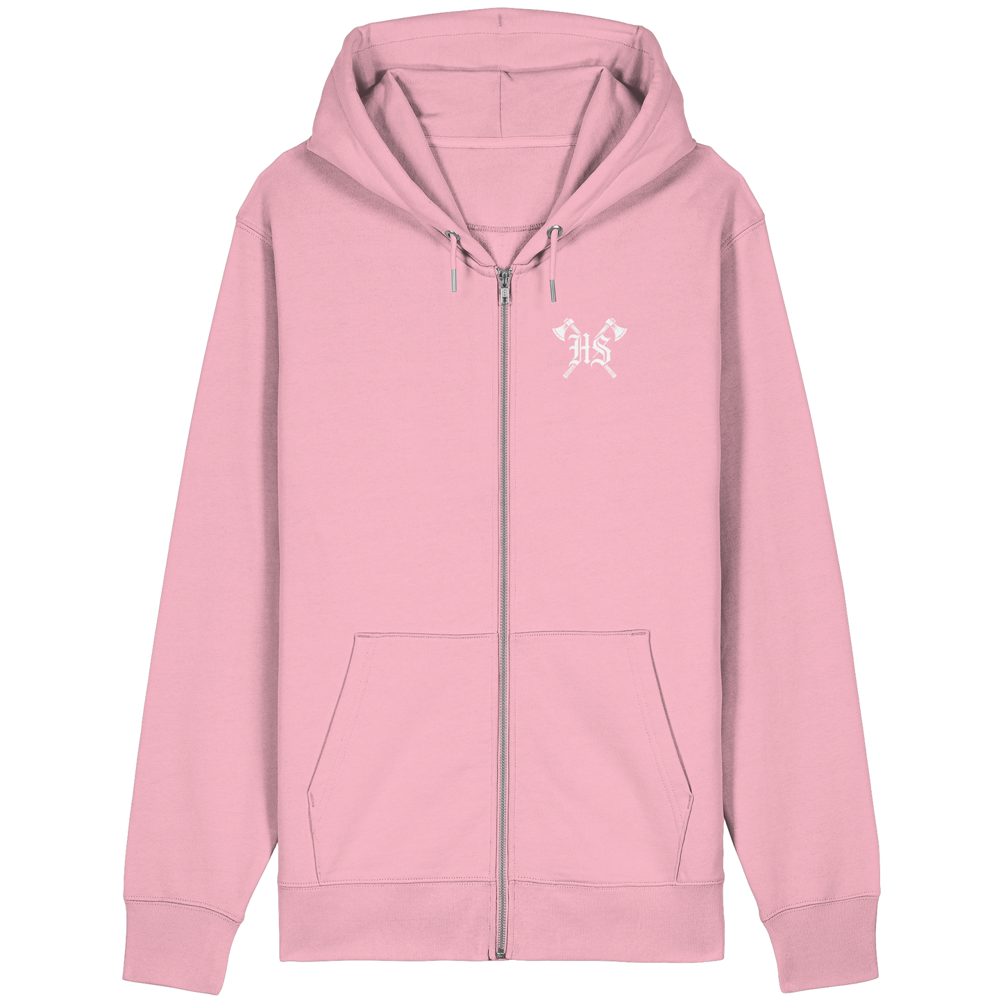 Wikinger Raben Zip Hoodie - Organic Relaxed Zipper