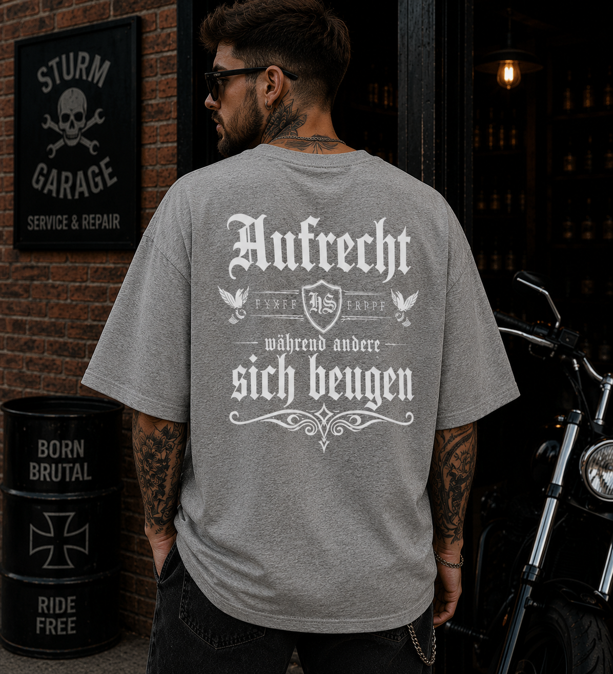 Aufrecht Streetwear Oversize Shirt - Heavy Oversized Organic Shirt