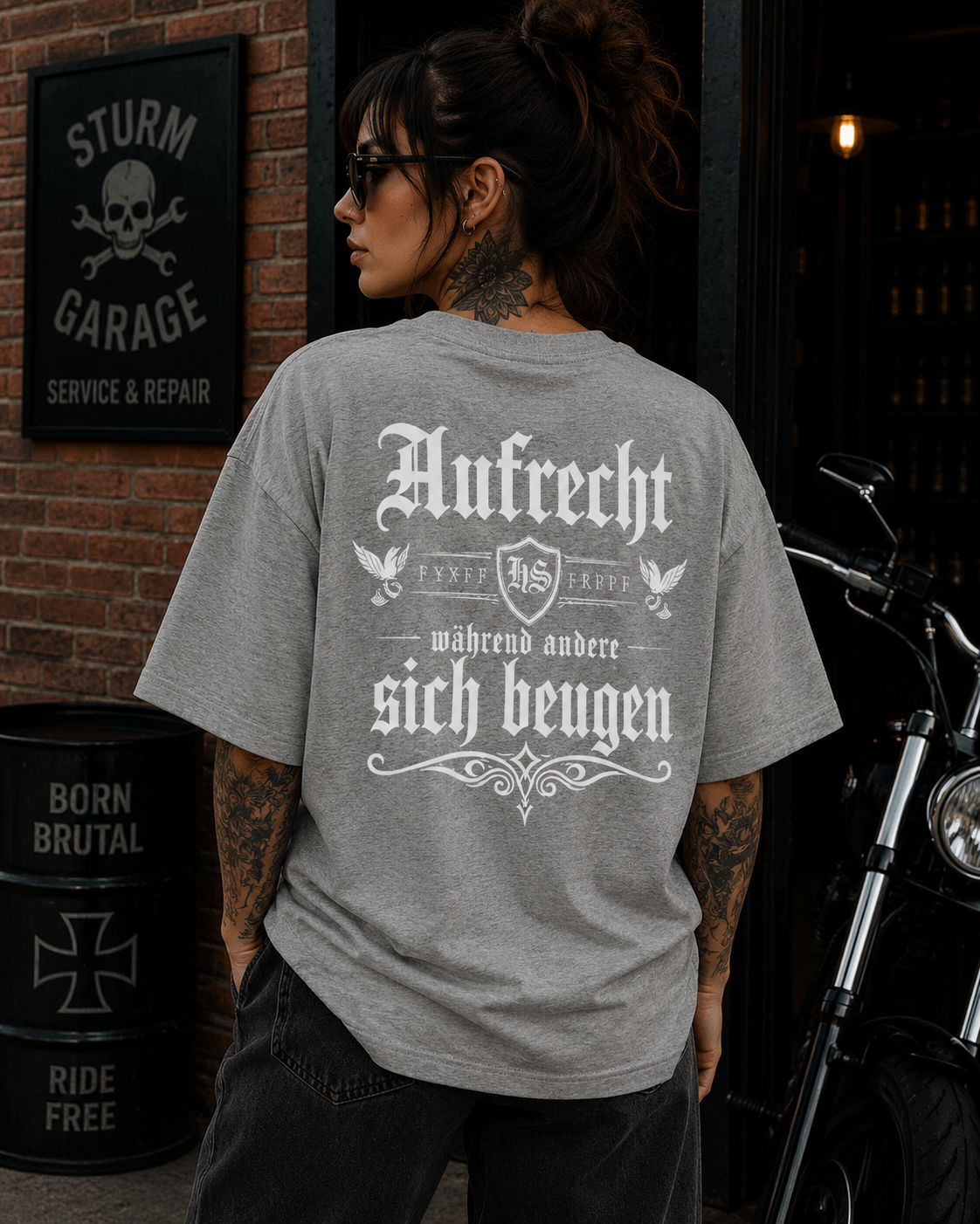 Aufrecht Streetwear Oversize Shirt - Heavy Oversized Organic Shirt