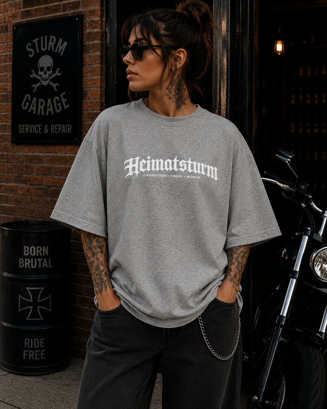 Aufrecht Streetwear Oversize Shirt - Heavy Oversized Organic Shirt