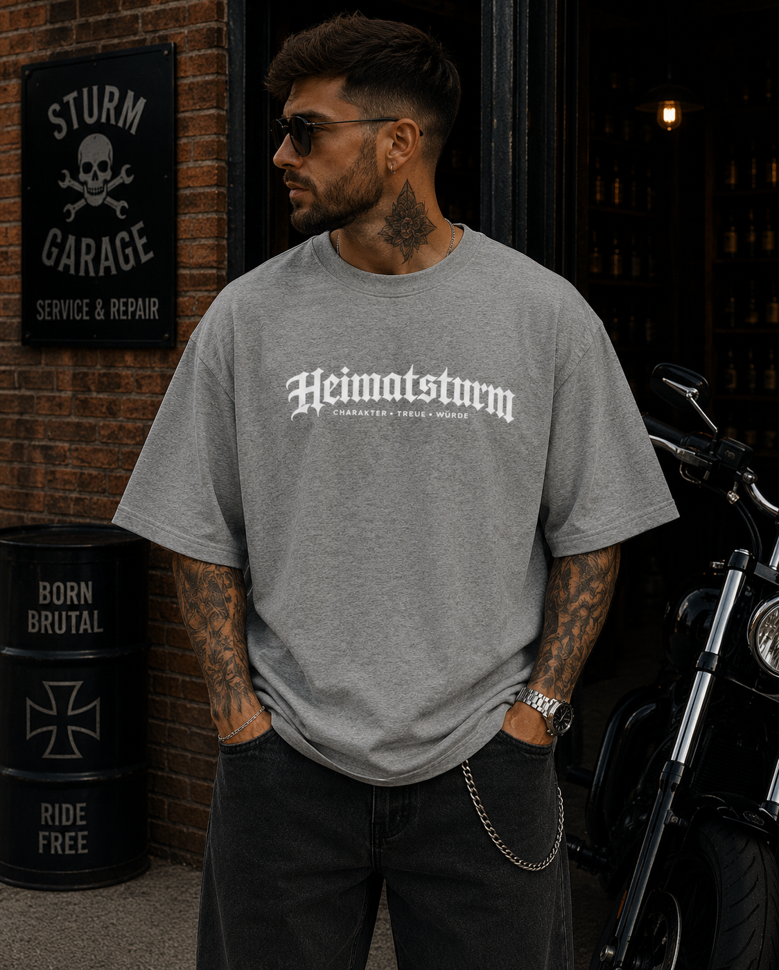 Aufrecht Streetwear Oversize Shirt - Heavy Oversized Organic Shirt