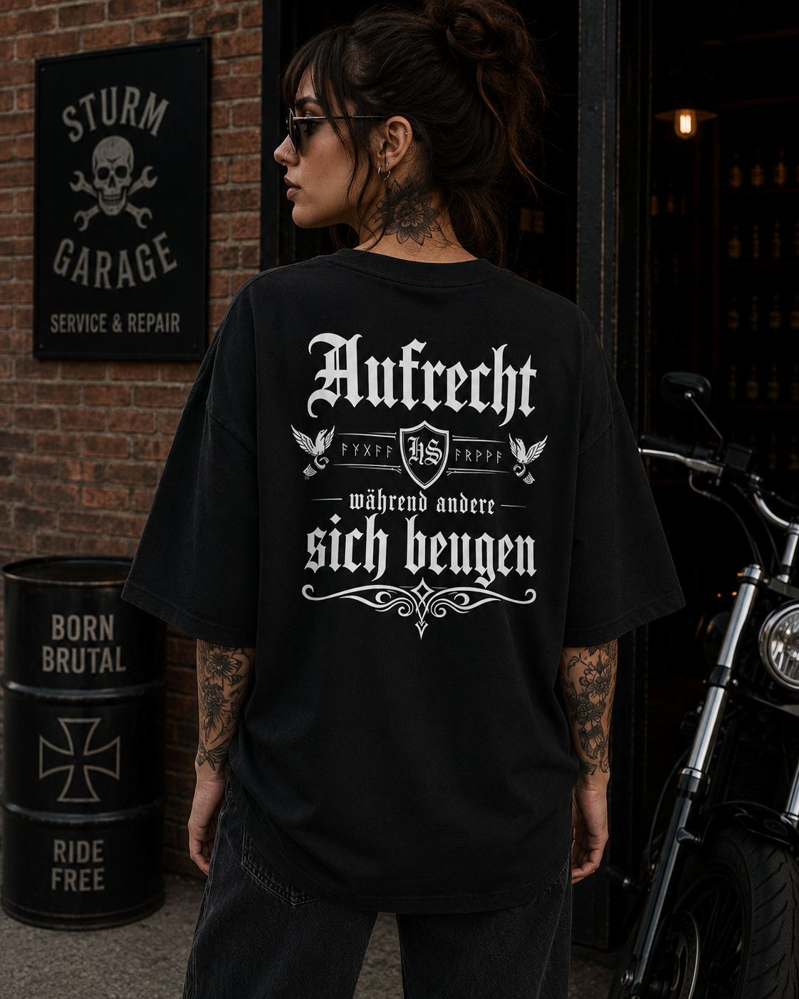 Aufrecht Streetwear Oversize Shirt - Heavy Oversized Organic Shirt
