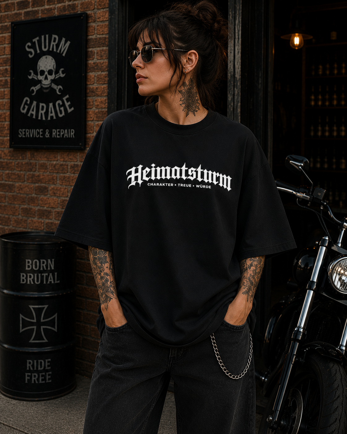 Aufrecht Streetwear Oversize Shirt - Heavy Oversized Organic Shirt