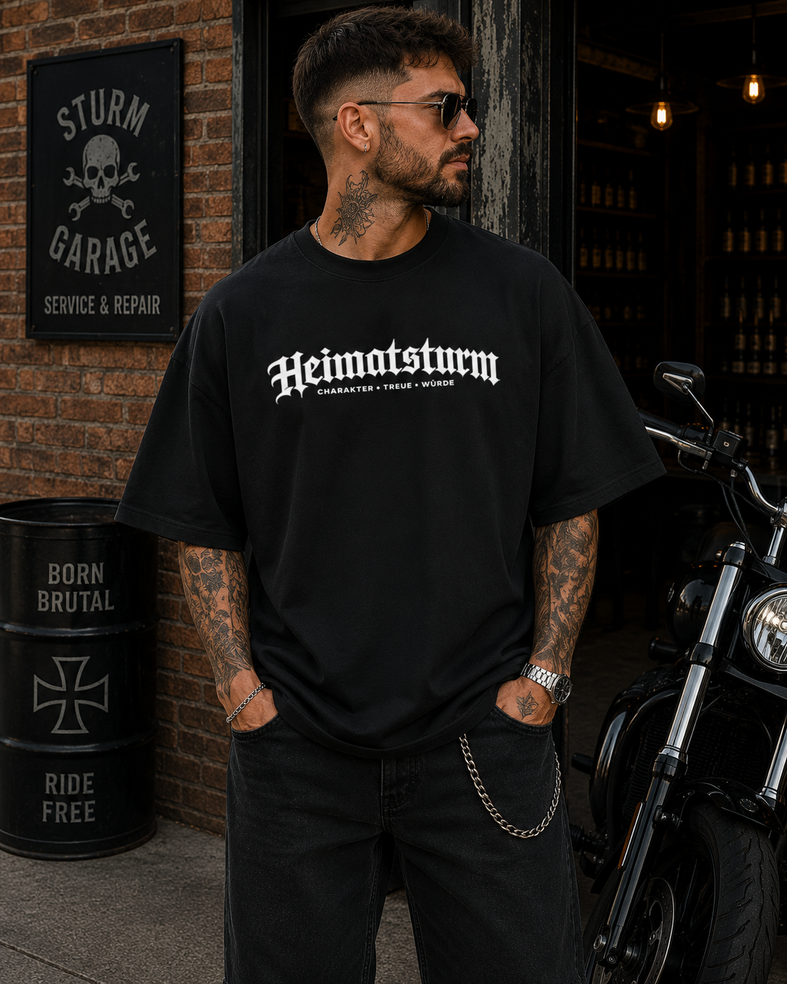 Aufrecht Streetwear Oversize Shirt - Heavy Oversized Organic Shirt