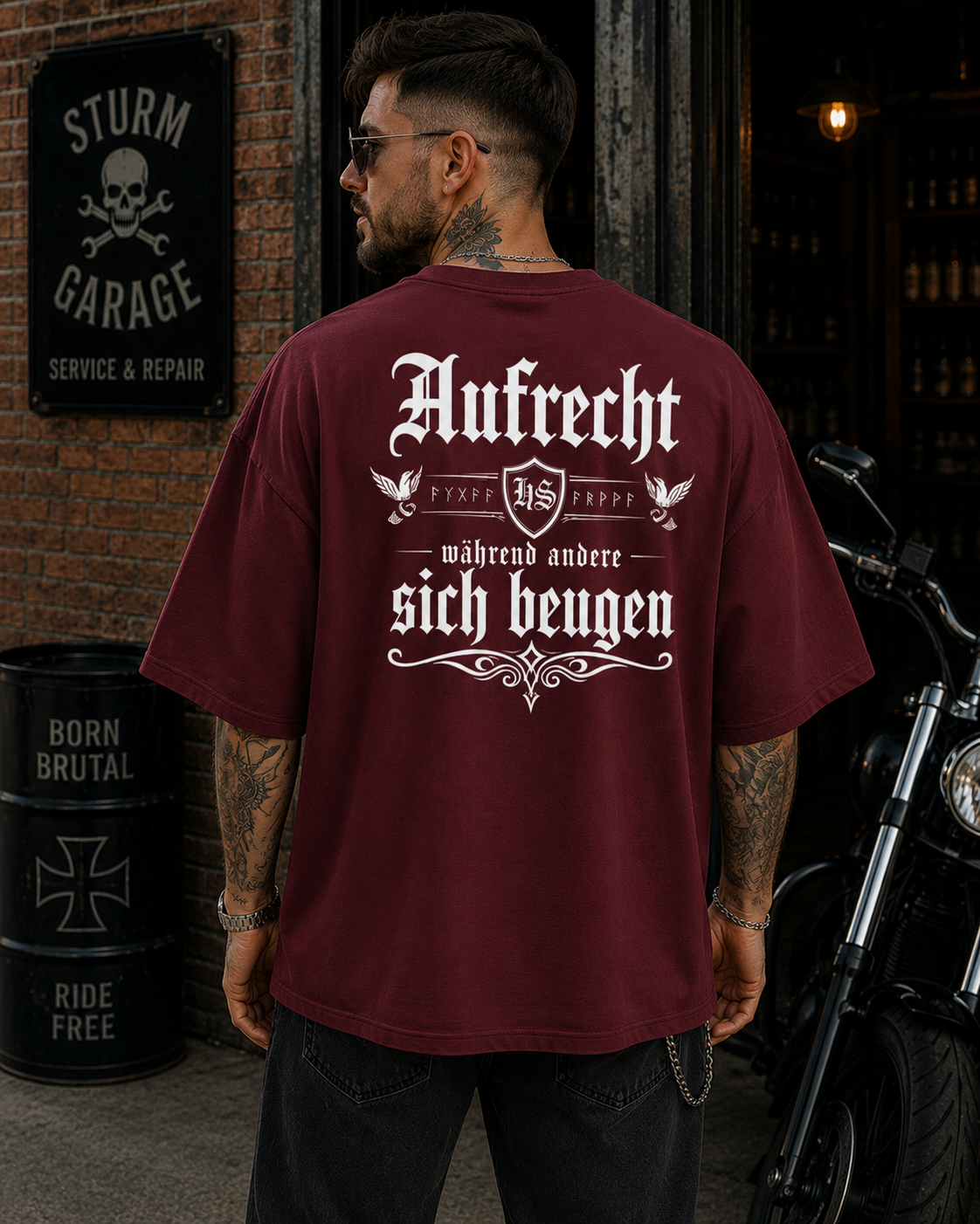 Aufrecht Streetwear Oversize Shirt - Heavy Oversized Organic Shirt
