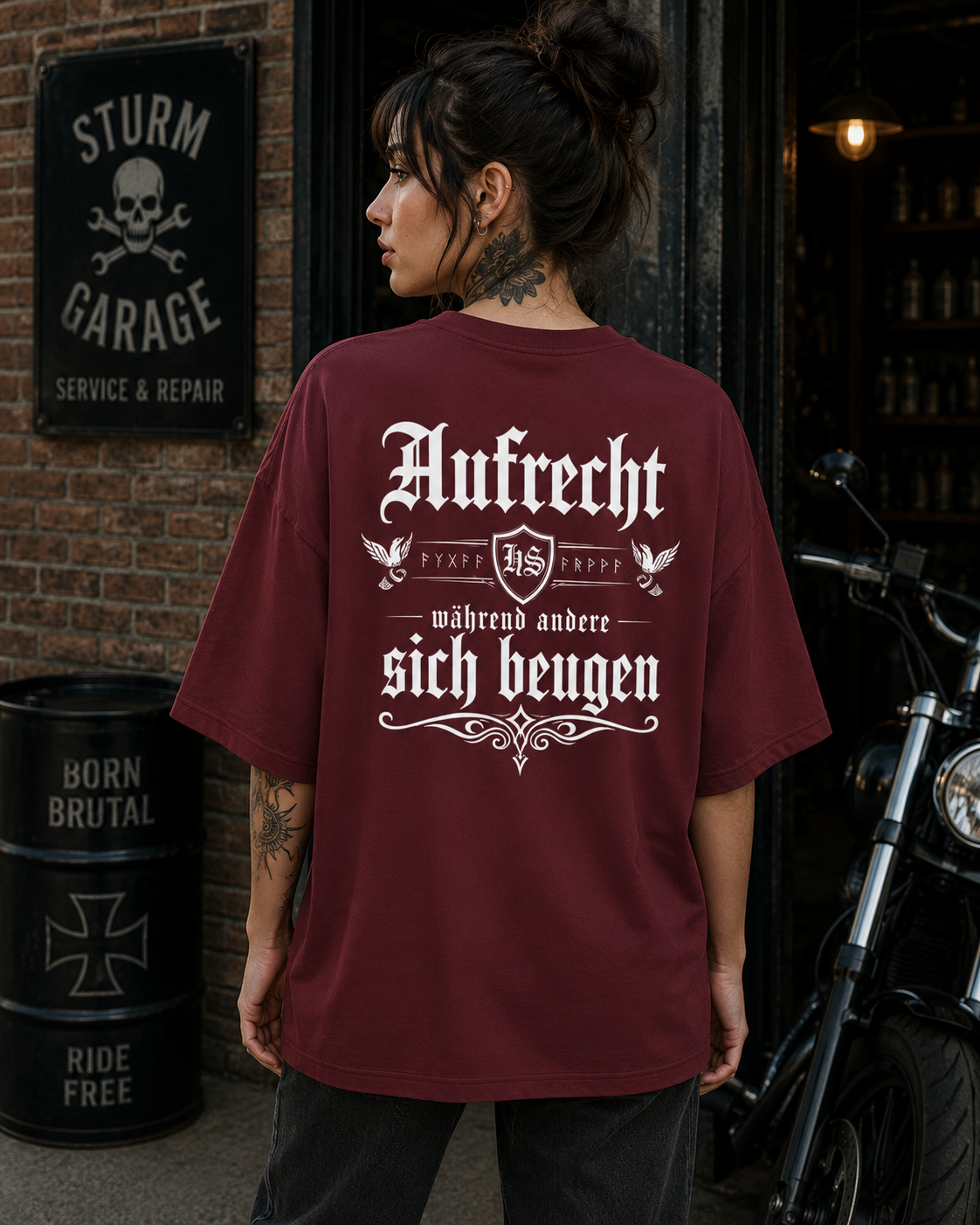 Aufrecht Streetwear Oversize Shirt - Heavy Oversized Organic Shirt