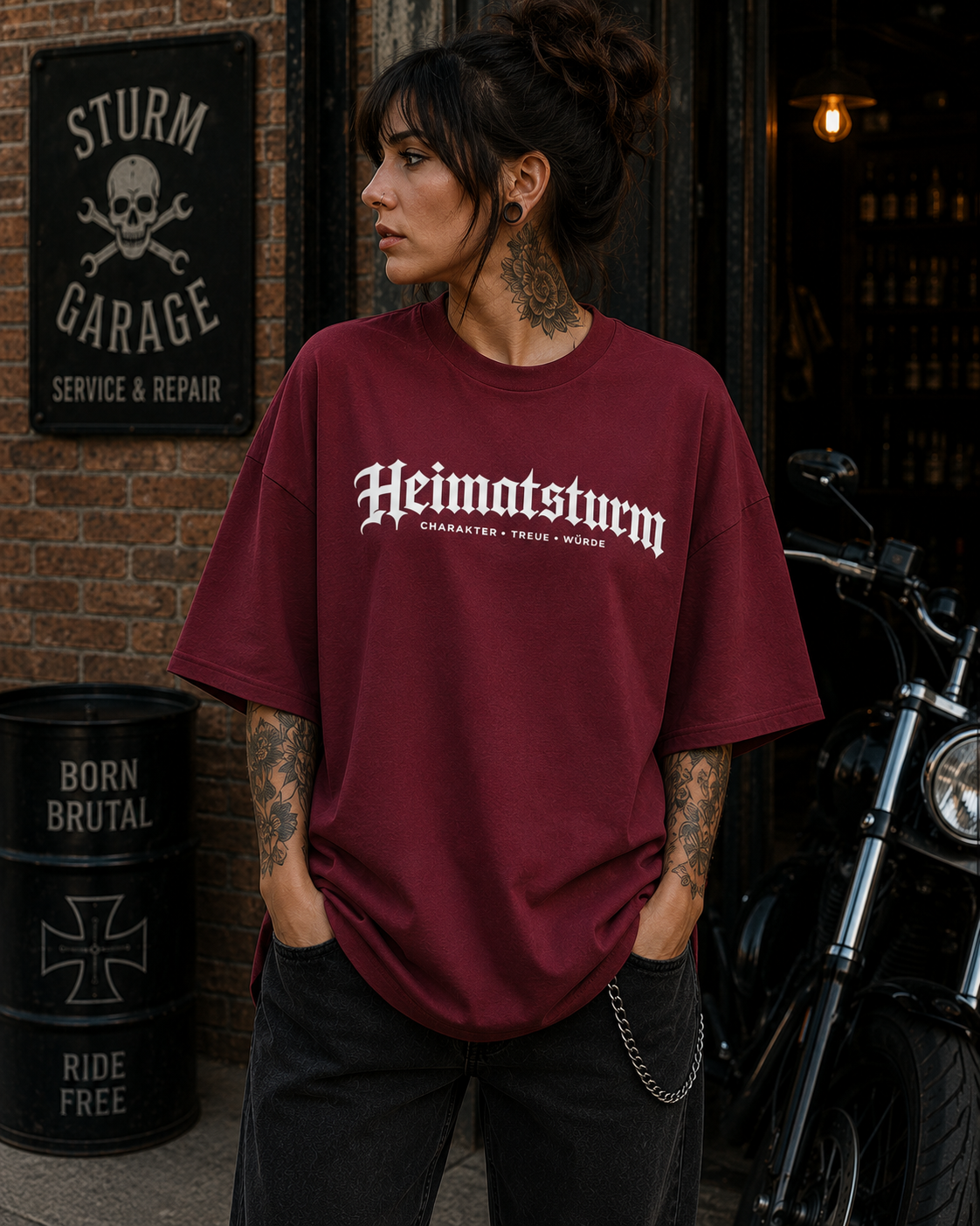 Aufrecht Streetwear Oversize Shirt - Heavy Oversized Organic Shirt