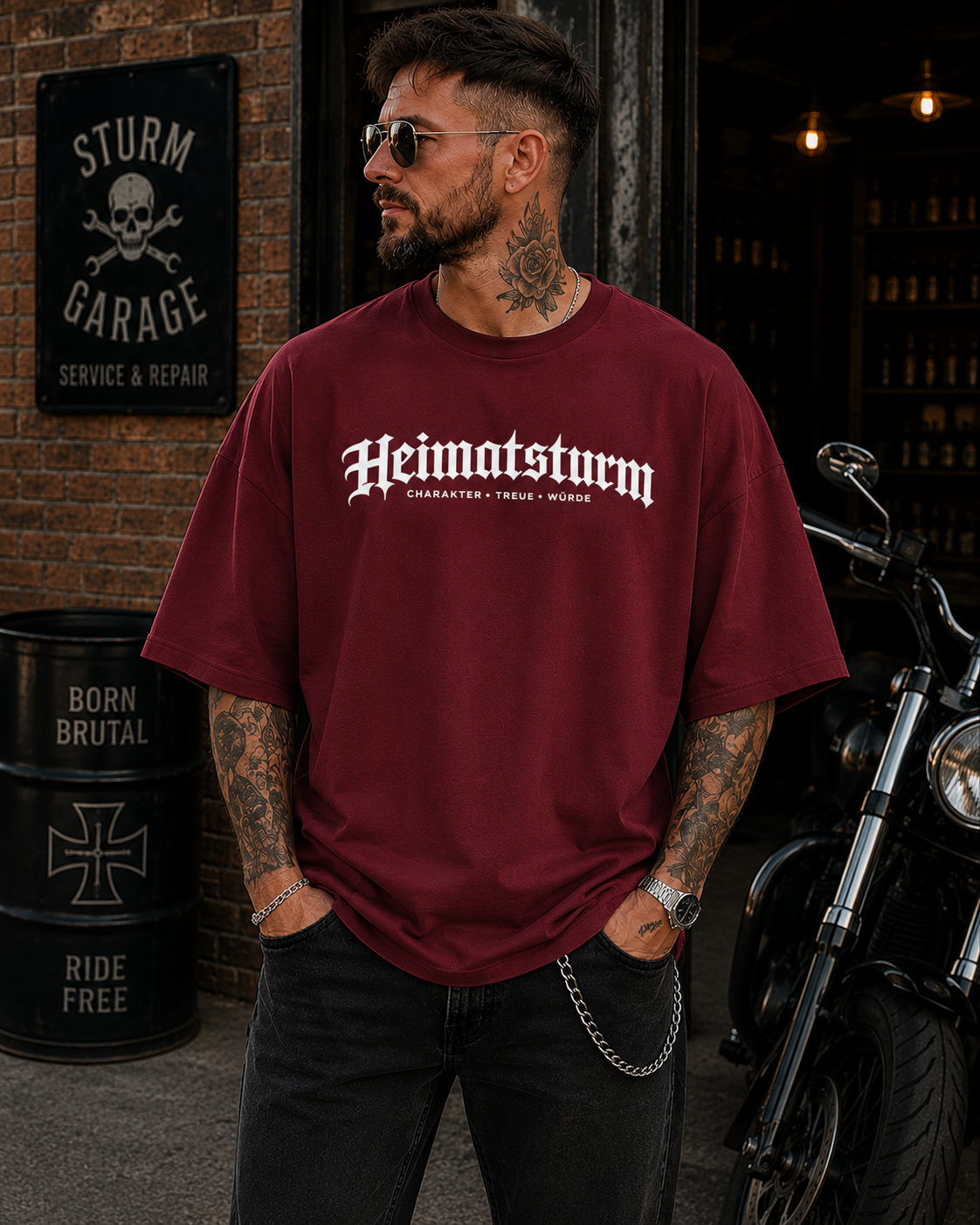Aufrecht Streetwear Oversize Shirt - Heavy Oversized Organic Shirt