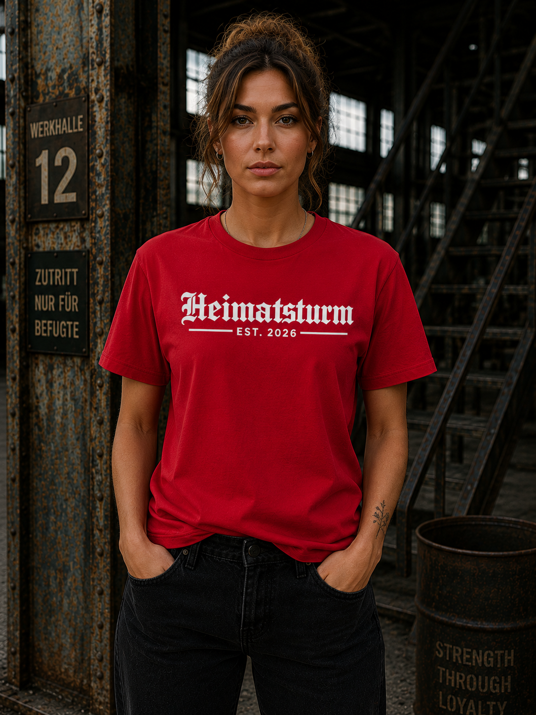 Stürme Wolf Shirt Classic Fit - Organic Shirt