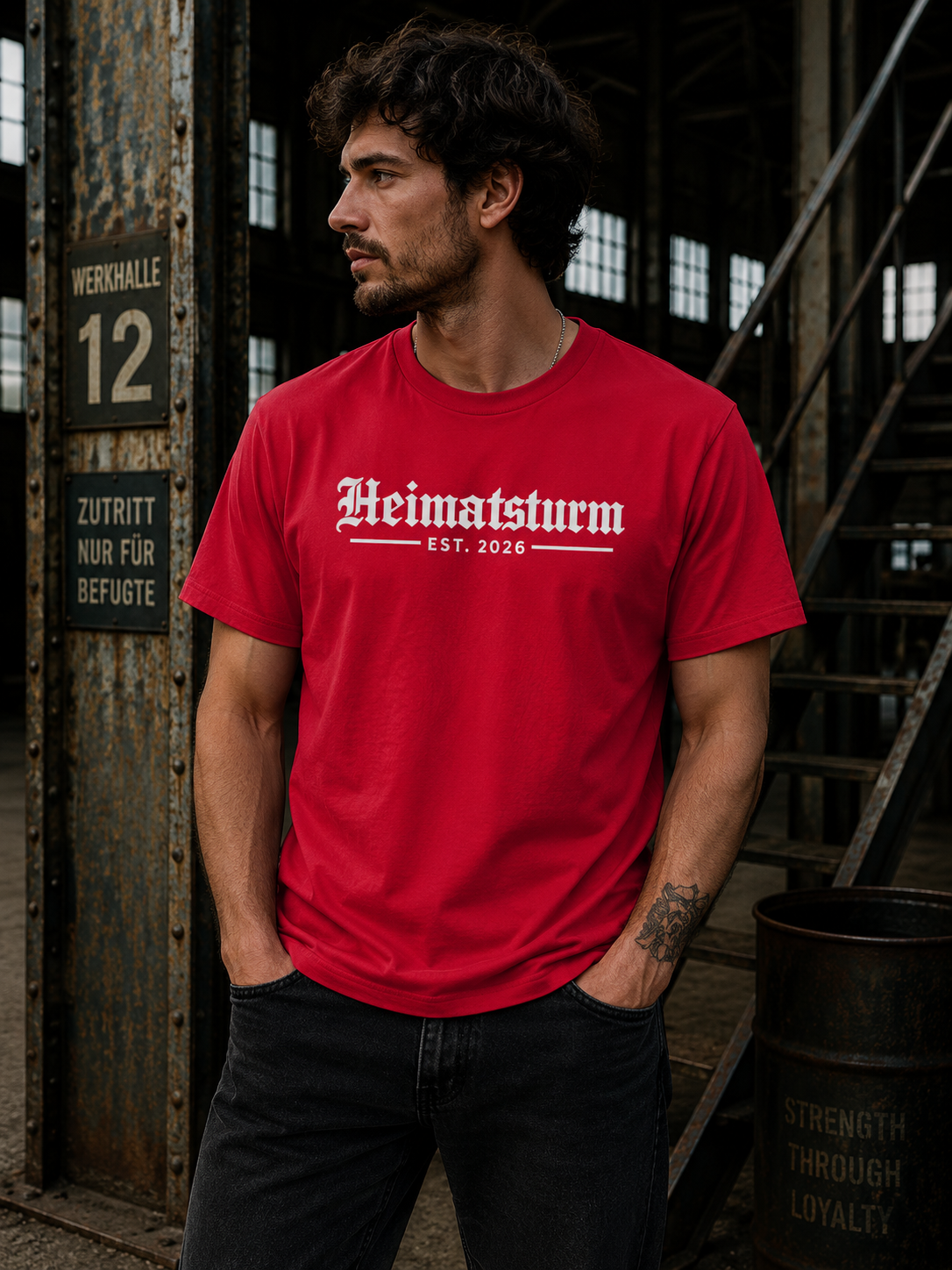 Stürme Wolf Shirt Classic Fit - Organic Shirt