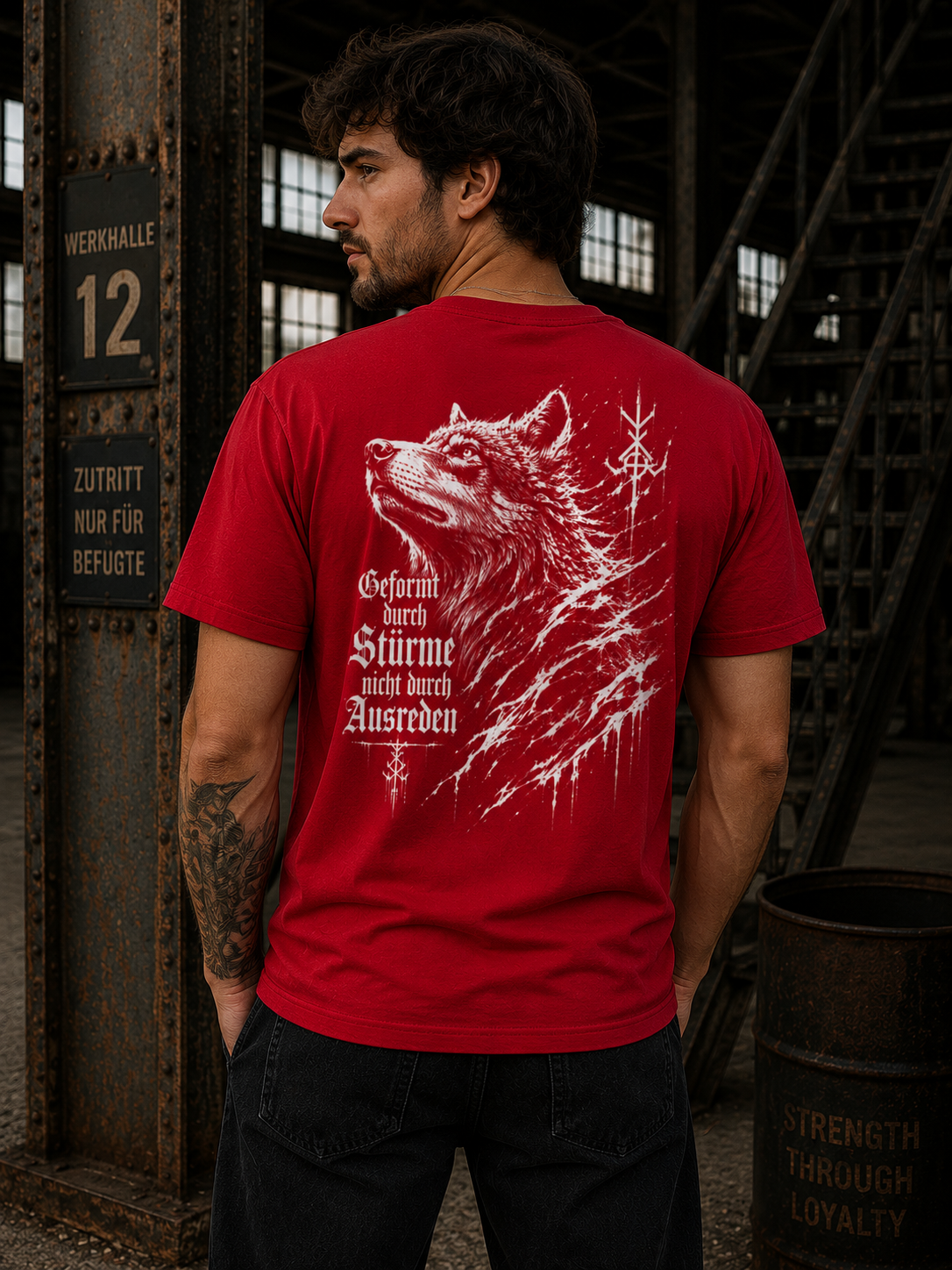 Stürme Wolf Shirt Classic Fit - Organic Shirt