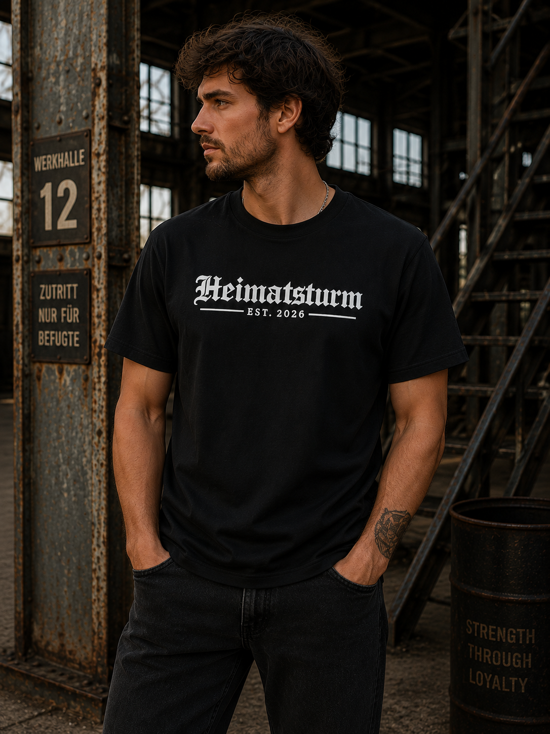 Stürme Wolf Shirt Classic Fit - Organic Shirt