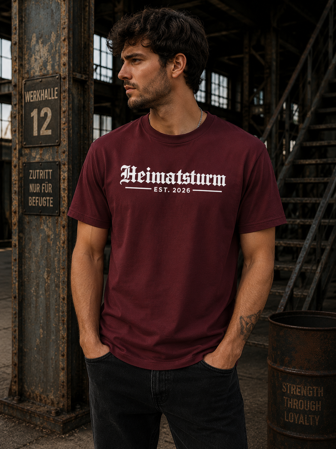 Stürme Wolf Shirt Classic Fit - Organic Shirt