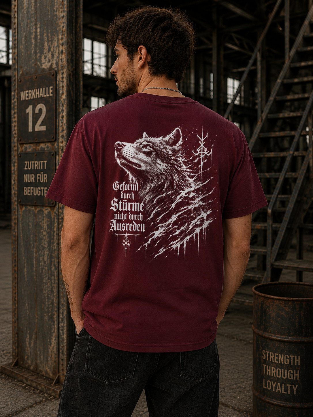 Stürme Wolf Shirt Classic Fit - Organic Shirt
