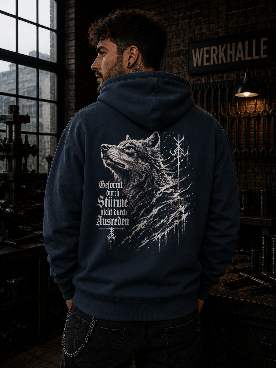 Geformt durch Stürme Hoodie - Organic Hoodie