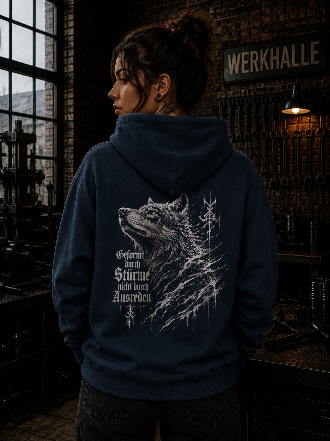 Geformt durch Stürme Hoodie - Organic Hoodie