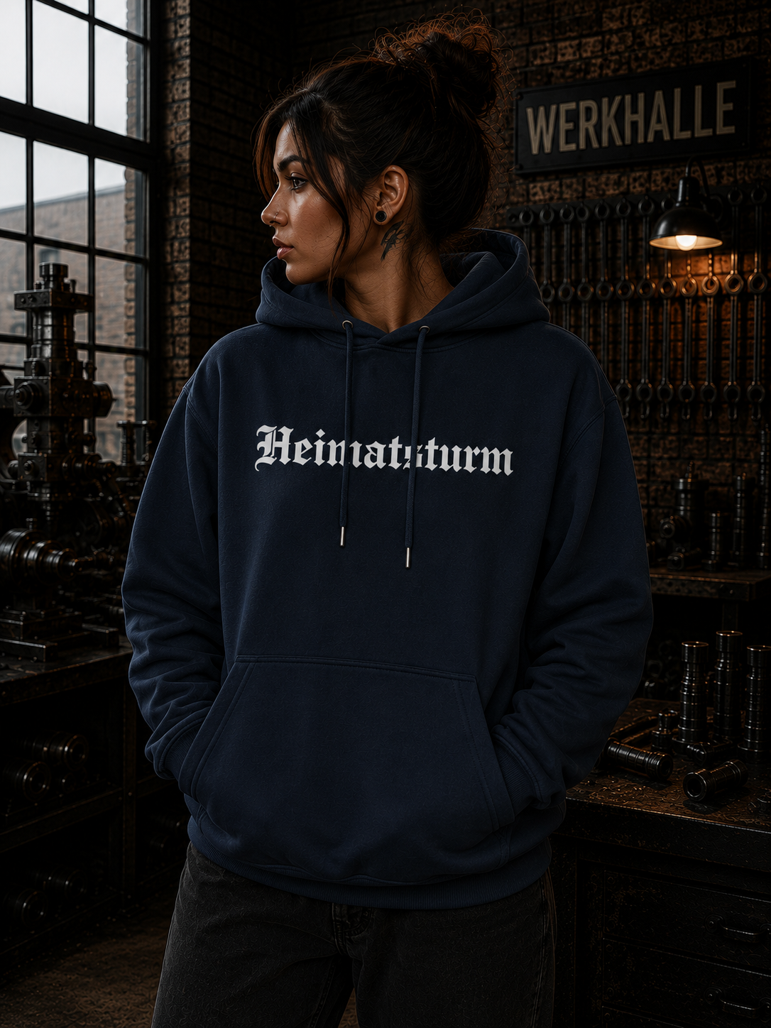 Geformt durch Stürme Hoodie - Organic Hoodie
