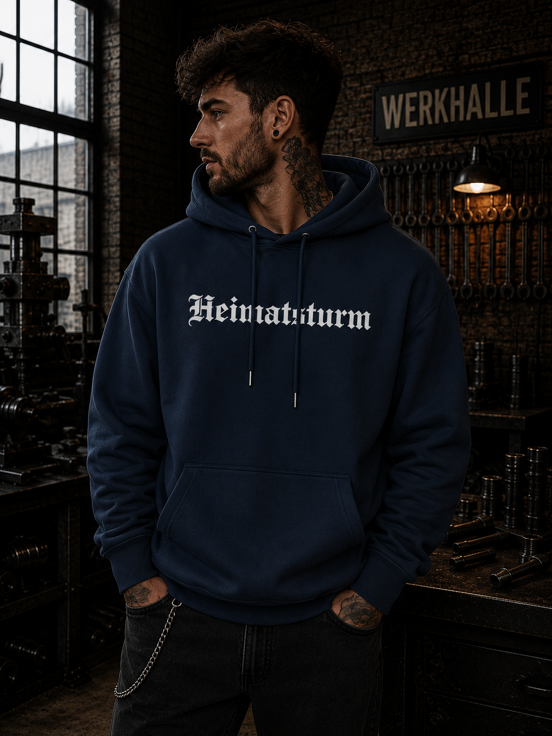 Geformt durch Stürme Hoodie - Organic Hoodie