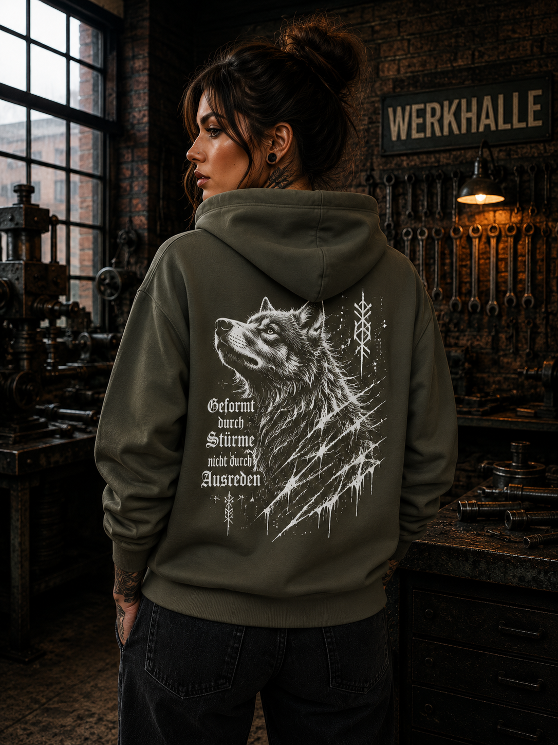 Geformt durch Stürme Hoodie - Organic Hoodie