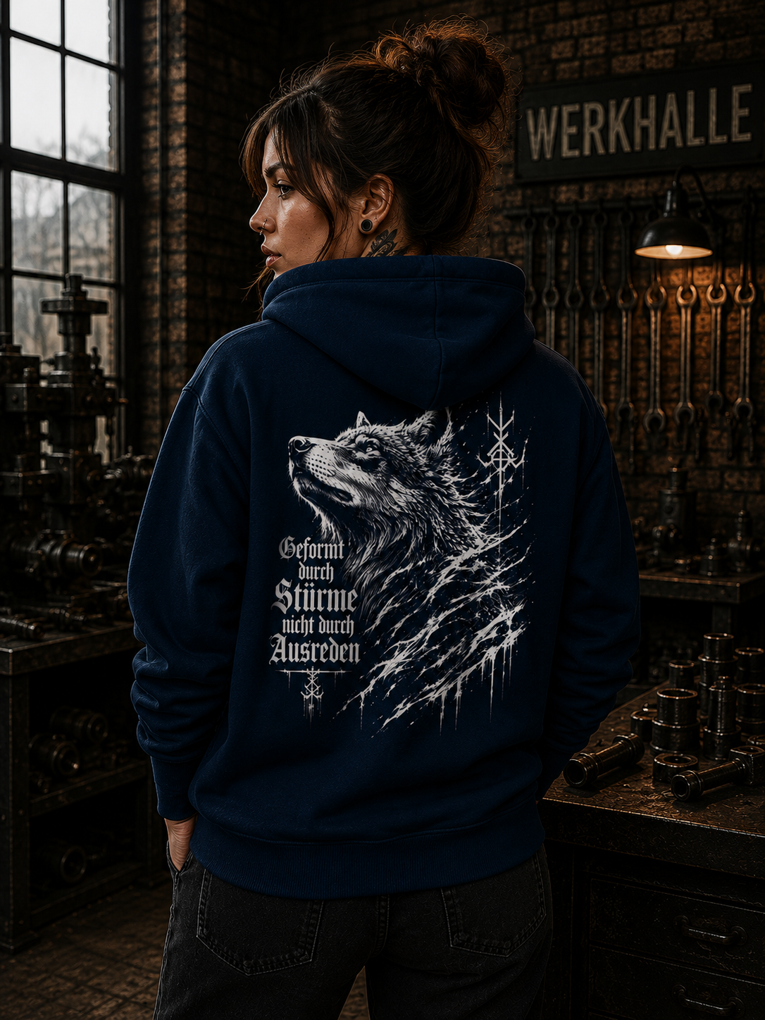 Geformt durch Stürme Hoodie - Organic Hoodie