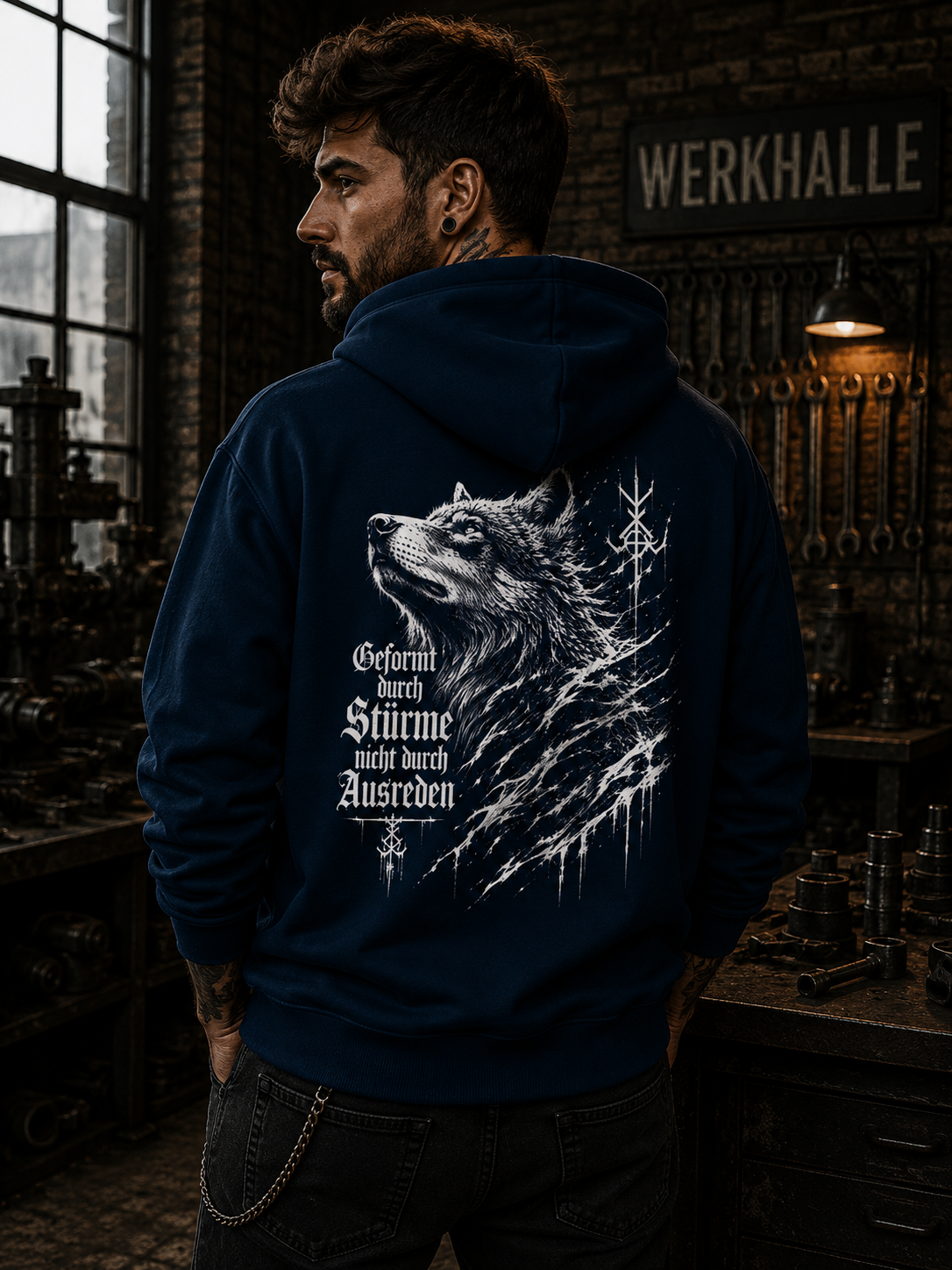 Geformt durch Stürme Hoodie - Organic Hoodie