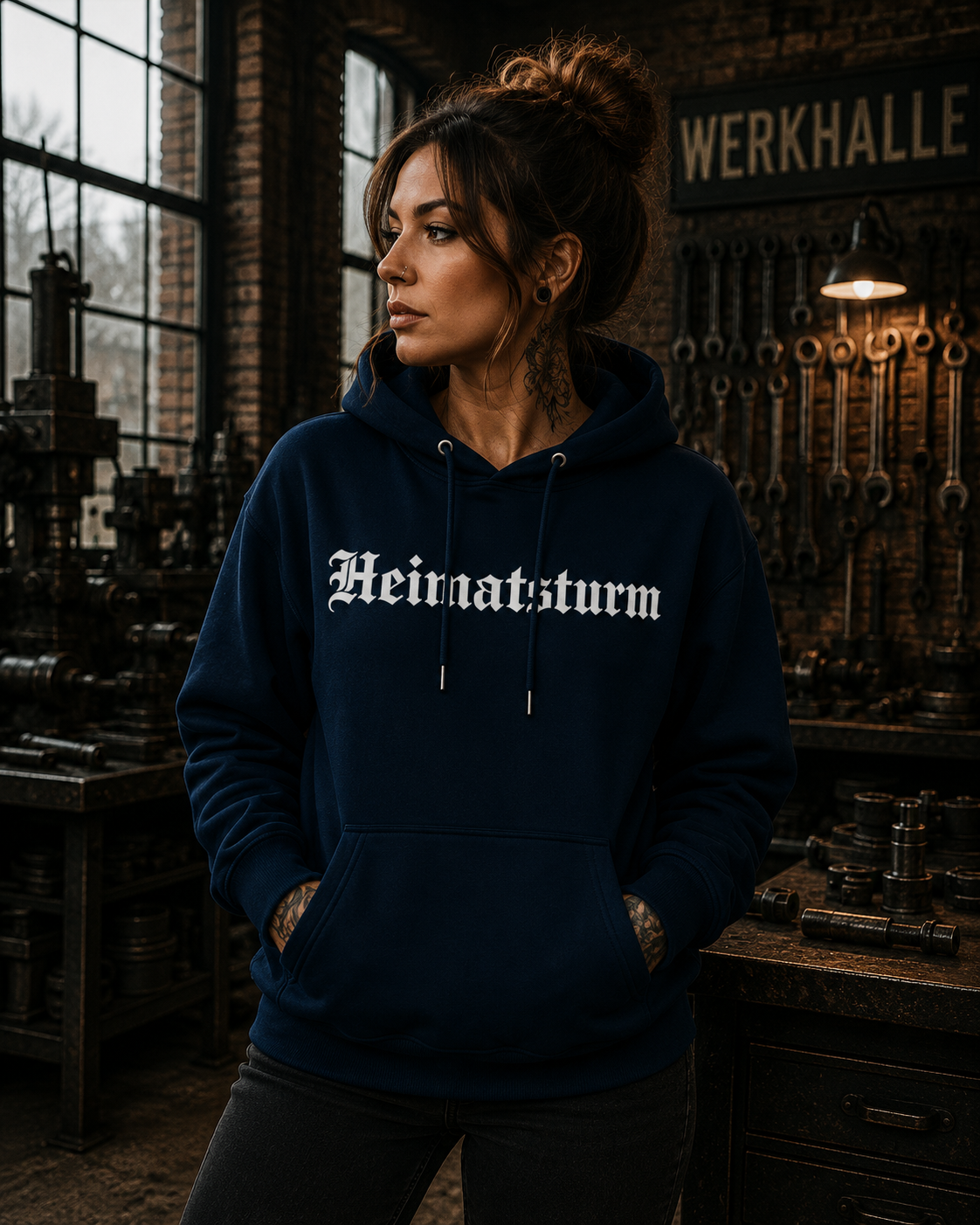 Geformt durch Stürme Hoodie - Organic Hoodie