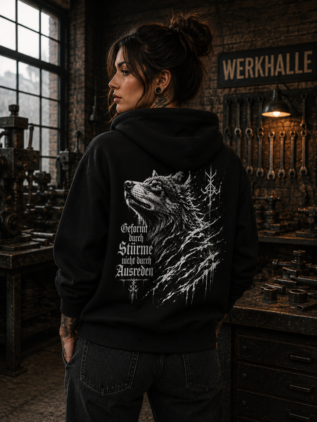 Geformt durch Stürme Hoodie - Organic Hoodie
