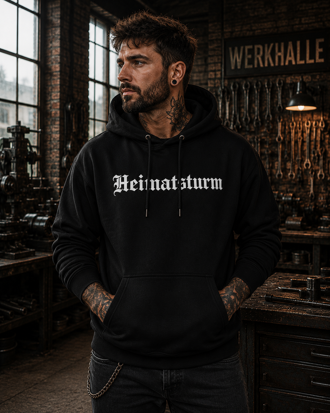 Geformt durch Stürme Hoodie - Organic Hoodie