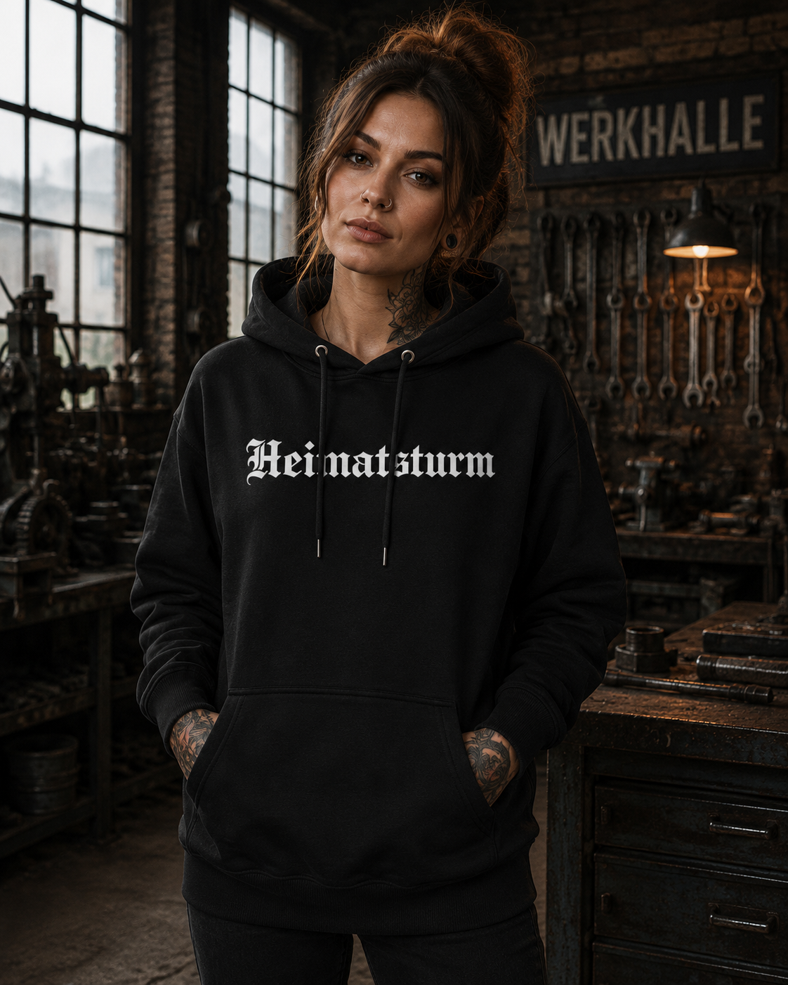 Geformt durch Stürme Hoodie - Organic Hoodie