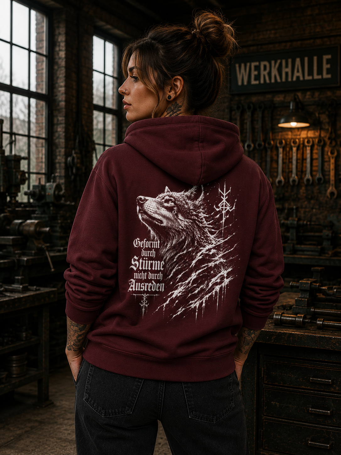 Geformt durch Stürme Hoodie - Organic Hoodie