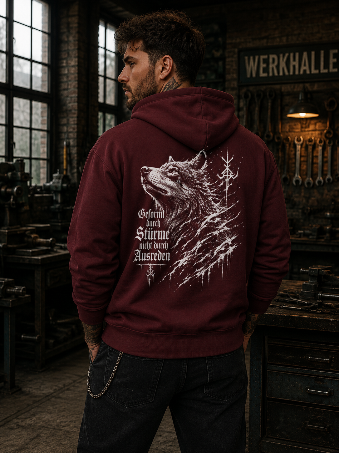 Geformt durch Stürme Hoodie - Organic Hoodie
