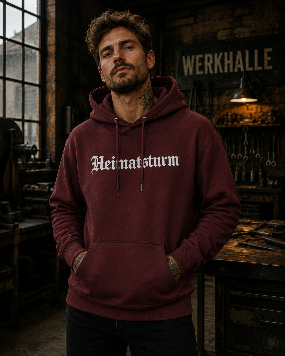 Geformt durch Stürme Hoodie - Organic Hoodie
