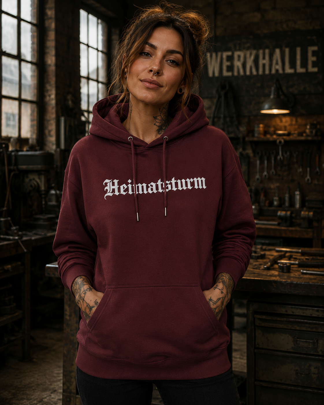Geformt durch Stürme Hoodie - Organic Hoodie