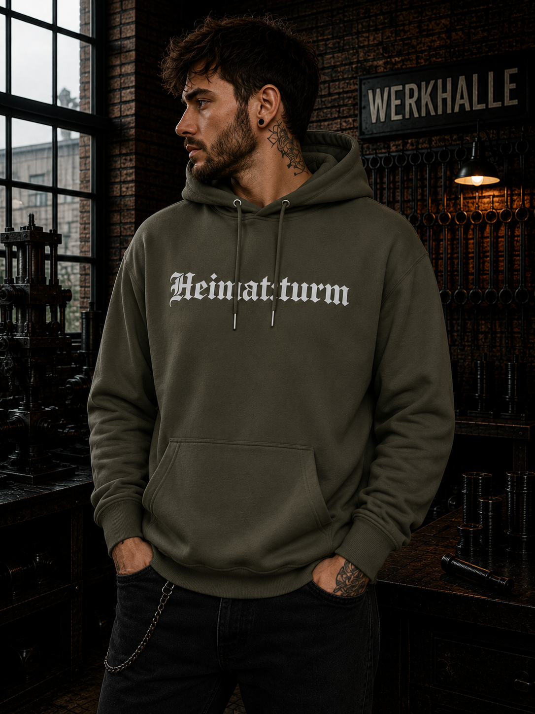 Geformt durch Stürme Hoodie - Organic Hoodie