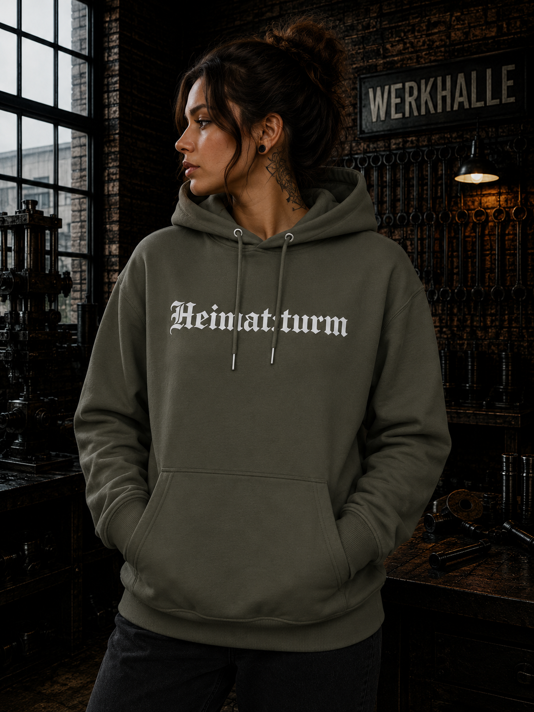 Geformt durch Stürme Hoodie - Organic Hoodie