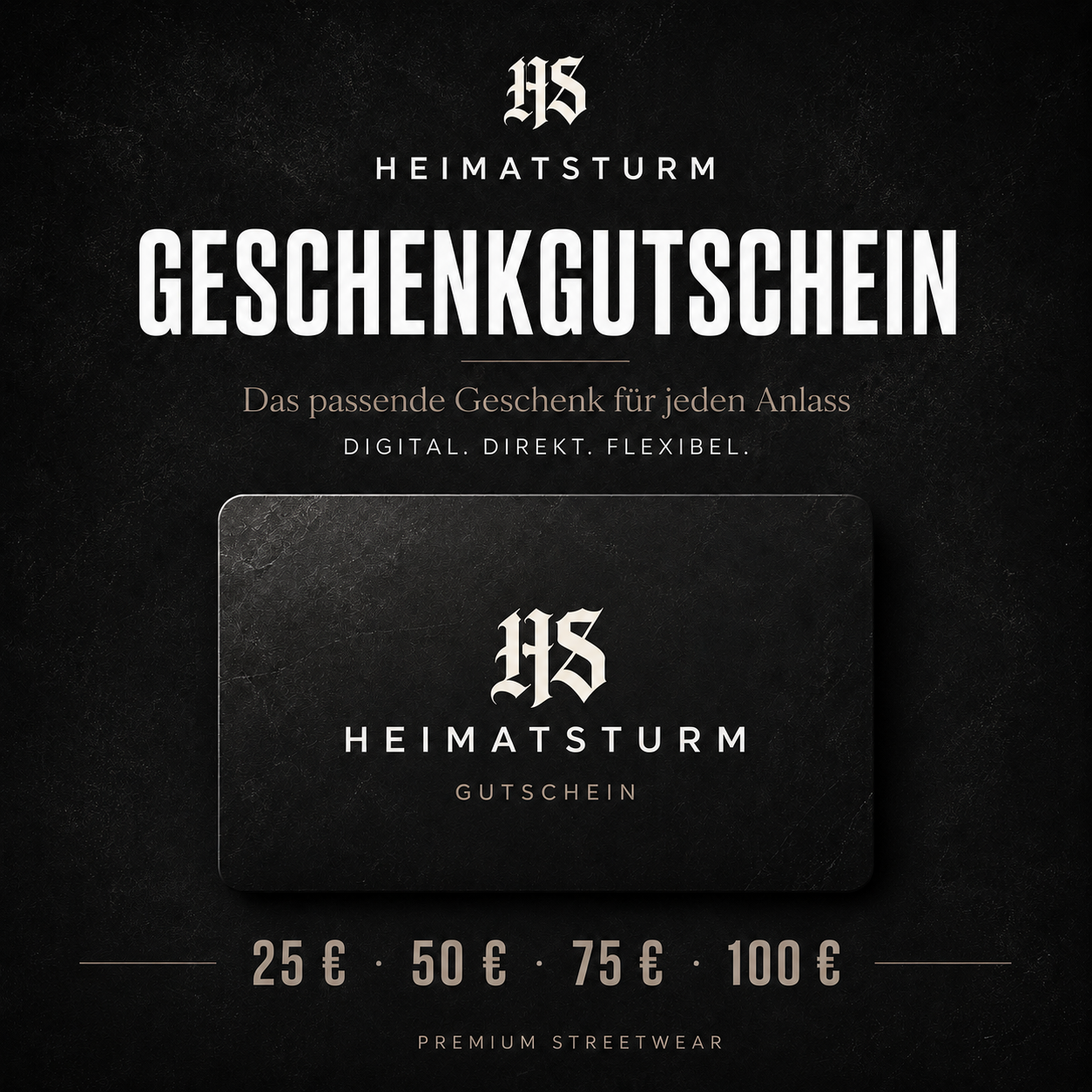 Heimatsturm Geschenkgutschein
