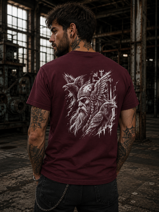 Wikinger Rabe Shirt Classic Fit - Organic Shirt