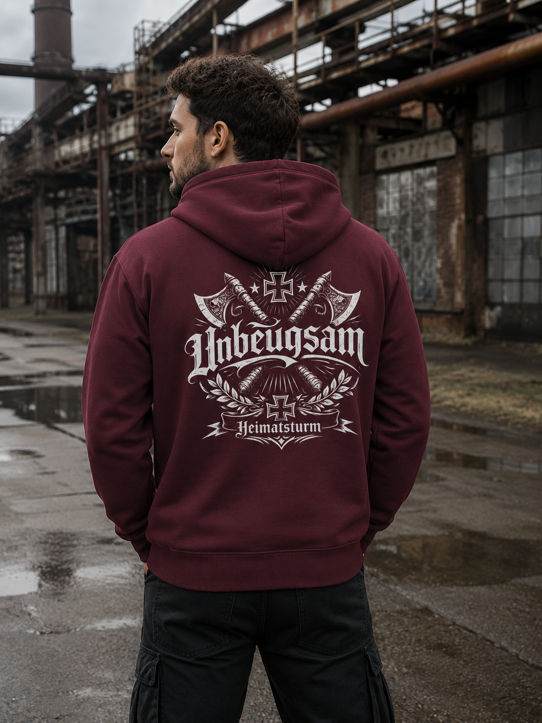Unbeugsam Zipp Hoodie - Organic Relaxed Zipper