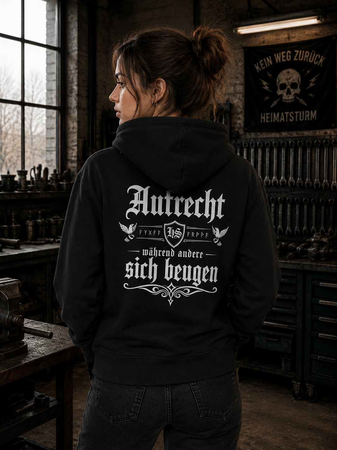 Aufrecht Premium Zip Hoodie - Organic Relaxed Zipper