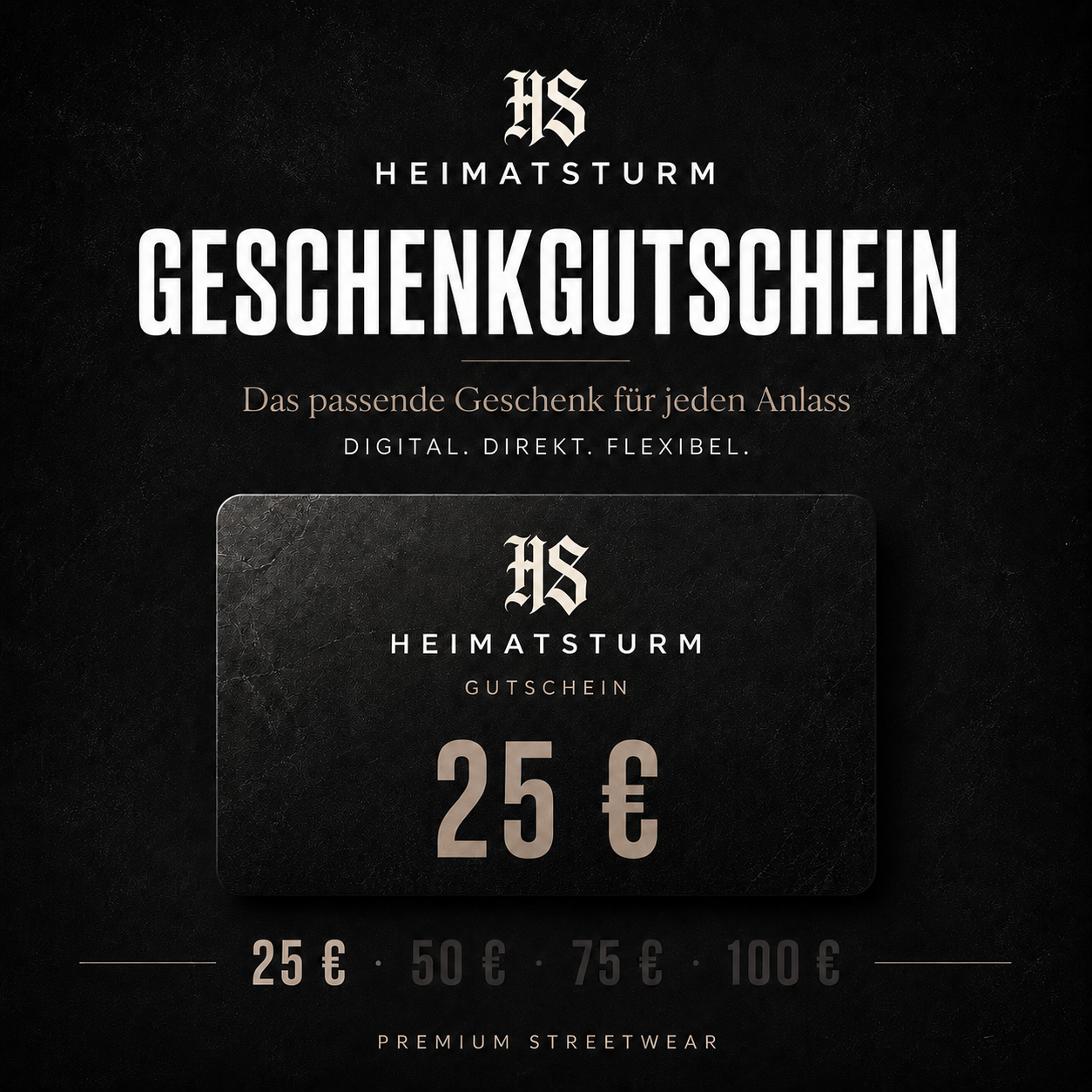 Heimatsturm Geschenkgutschein