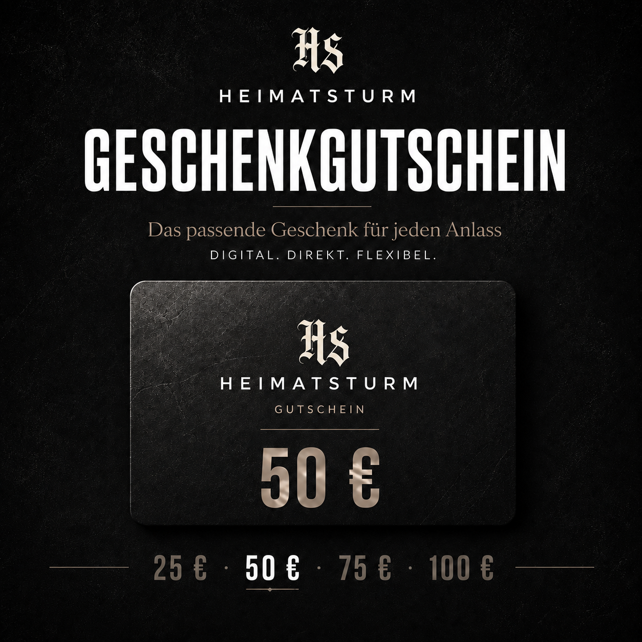 Heimatsturm Geschenkgutschein