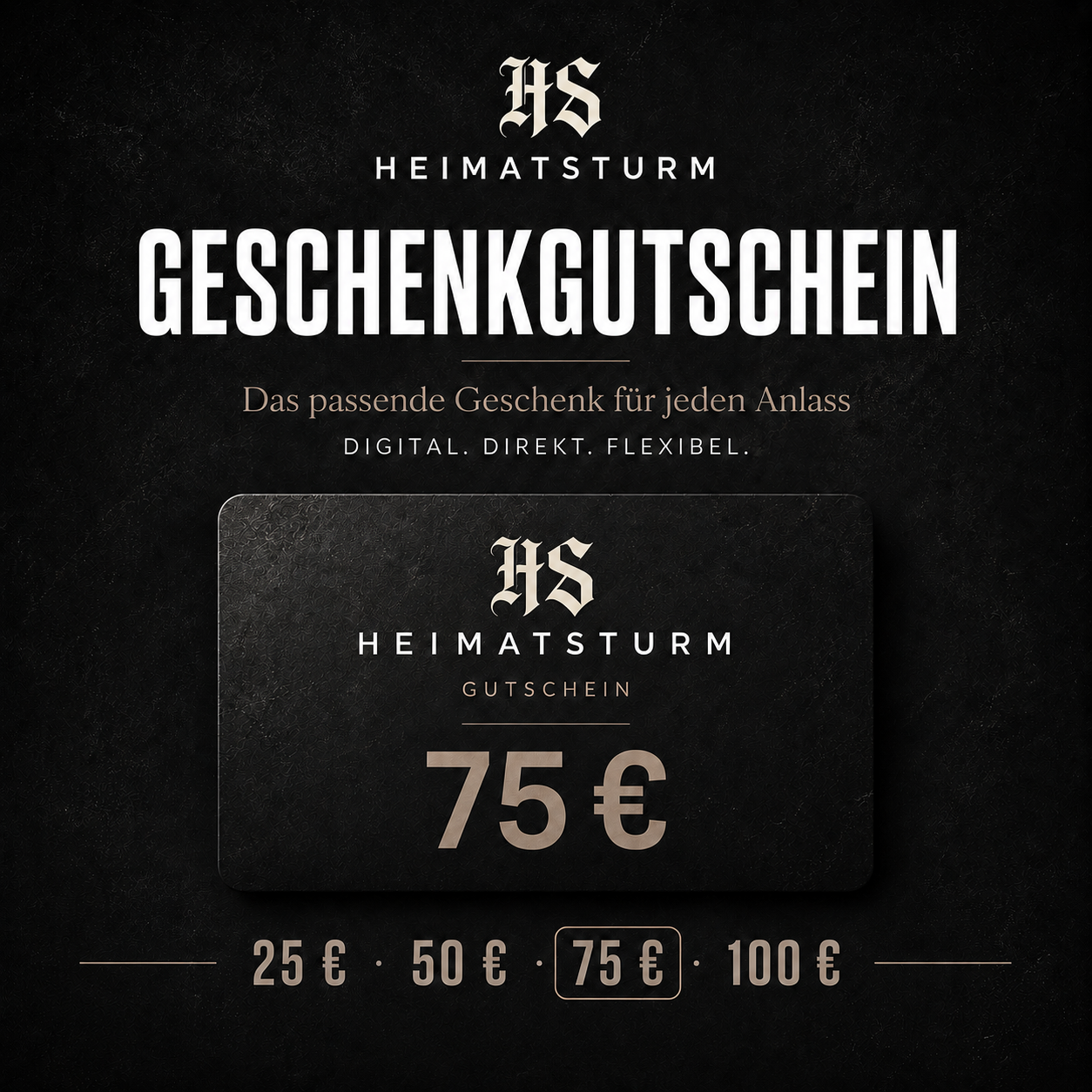 Heimatsturm Geschenkgutschein