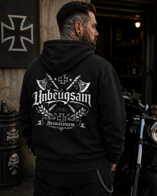 Unbeugsam Zipp Hoodie - Organic Relaxed Zipper