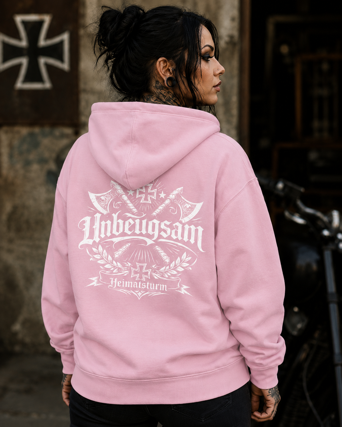 Unbeugsam Zipp Hoodie - Organic Relaxed Zipper