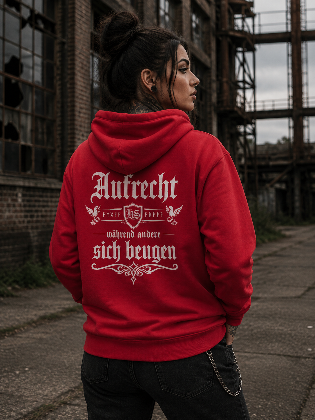 Aufrecht Premium Zip Hoodie - Organic Relaxed Zipper