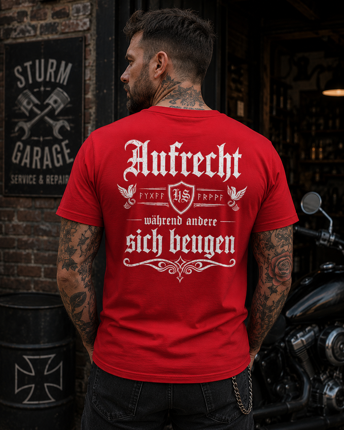 Aufrecht - Backprint Shirt - Classic Fit